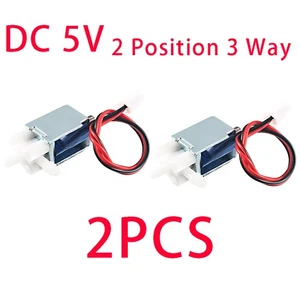2Pcs DC5V 6V Micro Electric Solenoid Valve Normally Closed Air Water Valve HOT - Picture 1 of 9