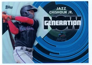 2022 Topps Series 1 - Jazz Chisholm Jr. Generation Now - #GN-18 - Miami Marlins - Picture 1 of 1