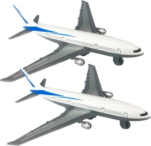 Pullback Airplane Toys for Boys and Girls, Set of 2, Diecast 5 Inch Pull Back Pl - Picture 1 of 12