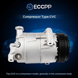 AC Compressor And Clutch For 2006-2012 Chevrolet Malibu Pontiac Saturn 67275 - Picture 1 of 8