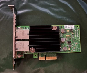 Dell Intel X550-T2 10GbE Dual Port PCIe NIC RJ45 Network Adapter - Photo 1/2