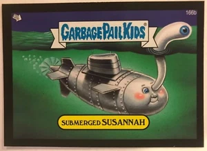 Garbage Pail Kids 2013 Minis #166b sumergido Susannah negro como nuevo - Imagen 1 de 1
