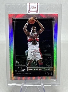 2020-21 Panini One and One #168 Dikembe Mutombo /99 Holo Hawks NBA HOF NM+ - Picture 1 of 3