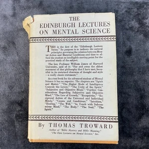 Edinburgh Lectures on Mental Science Thomas Troward Hardcover 1909 Occult - Picture 1 of 21