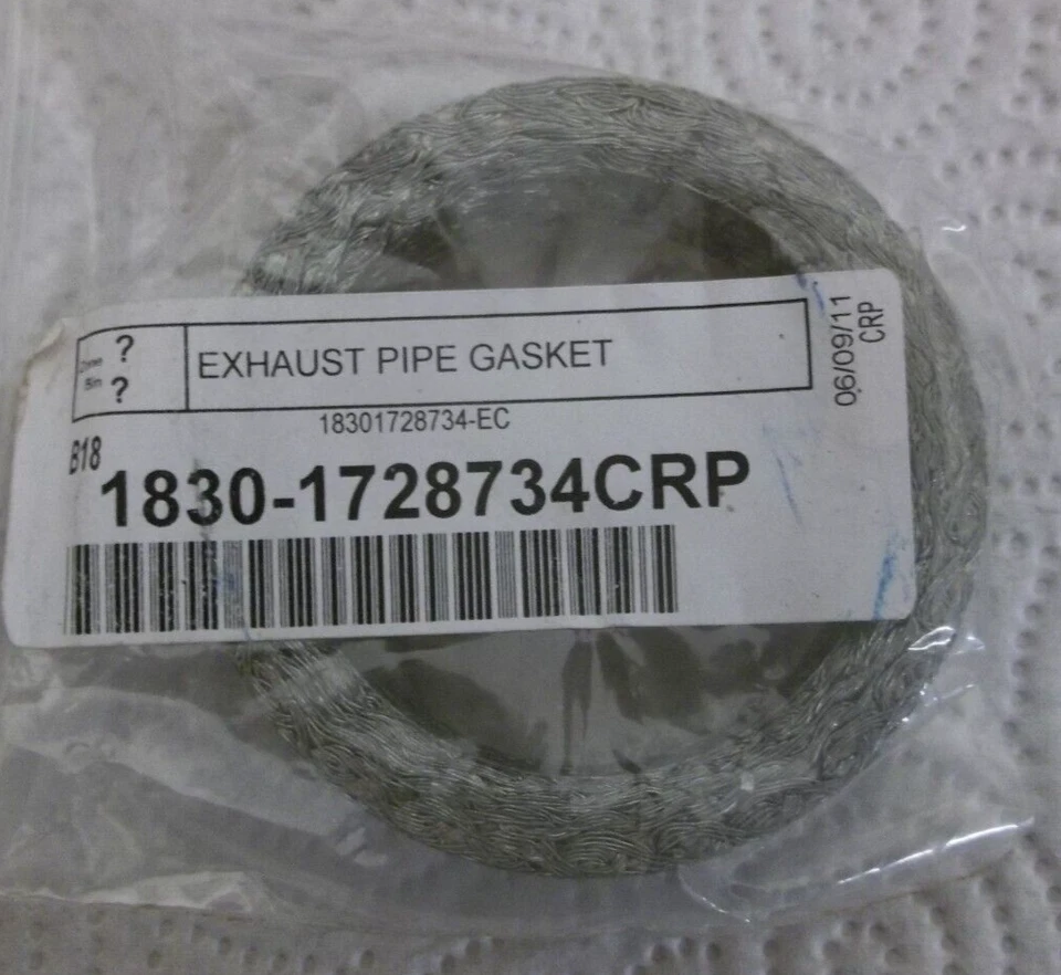 Exhaust Seal Ring - 18 30 1 728 734 fits BMW 540i/740iL/750iL/M5/Z8, 94-03 - Image 1 of 1