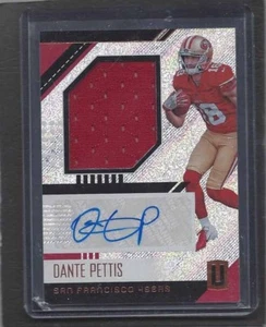 DANTE PETTIS 2018 PANINI UNPARALLELED 49ERS ROOKIE JERSEY AUTO RC - Picture 1 of 1