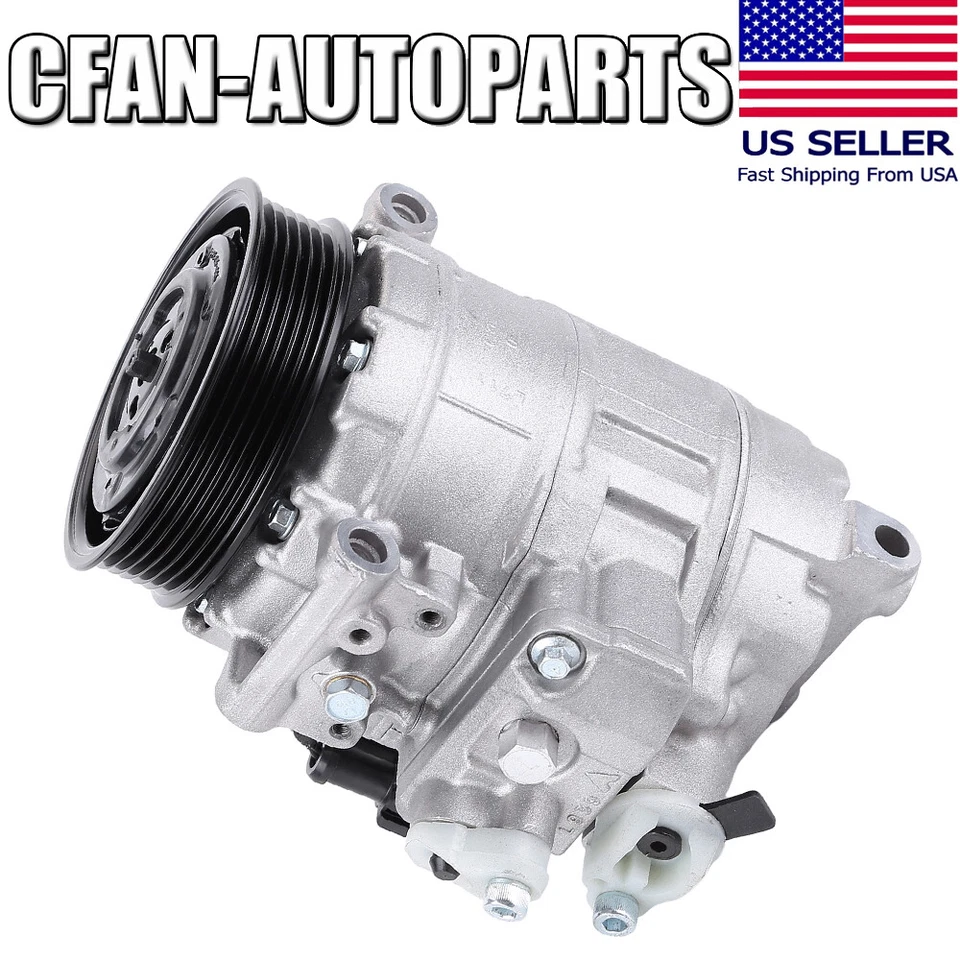 AC Compressor with 7SEU17C Style For Jaguar XF Land Rover LR3 Range Rover Sport - Image 1 of 4