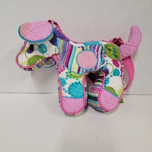 DOUGLAS Sassy Pet Saks Floral Dog Puppy Handbag Purse Quilted, Stain On Ear - Picture 1 of 5