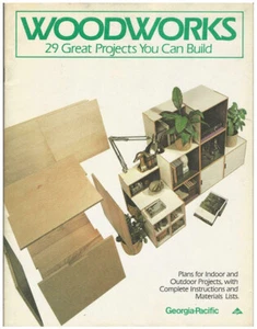 Woodworks; 29 Great Projects You Can Build (Georgia-Pacific; 1979) Vintage PB - Imagen 1 de 4