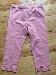 Polo Ralph Lauren Girls Embroidered Leg Capri Pants, Pink rose, size L (12-14) - Picture 1 of 6