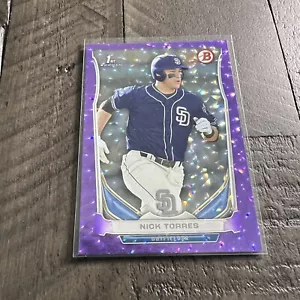 2014 Bowman Draft Purple Ice #DP112 Nick Torres 22/99 - Picture 1 of 6
