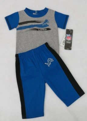 NFL Detroit Lions Newborn Little Rusher Shirt and Pant Set 6-9 Months - Image 1 of 4