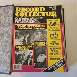 Record Collector Binder + 6 Magazines Jan–Jun 1990 Nos.125–130 U2 Bowie Presley - Picture 1 of 8