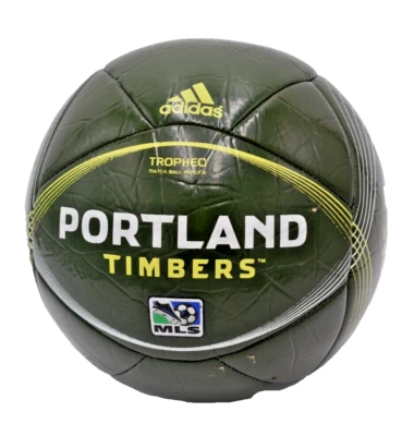 Adidas x PORTLAND TIMBERS MLS Green Soccer Tropheo Match Ball Replica Size 5 - Image 1 of 4