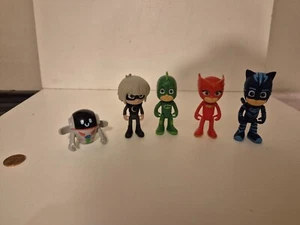 Conjunto de lote de figuras PJ Masks, robot PJ, Catboy, Gekko, Owlette, Luna, 3,5 pulgadas - Imagen 1 de 4