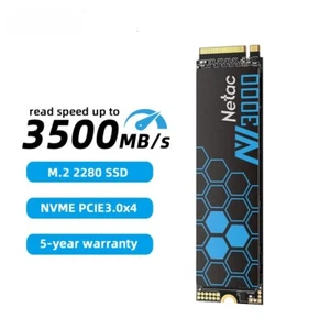 Netac 250GB Internal SSD Solid State Drive M.2 2280 PCIe Gen 3 x 4 NVMe 3000MB/s - Picture 1 of 14