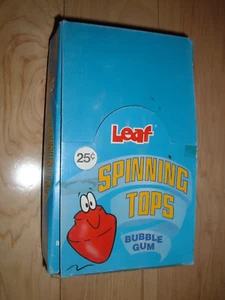NOS "LEAF SPINNING TOPS BUBBLE GUM" scatola mai aperta numero 24 - Foto 1 di 5