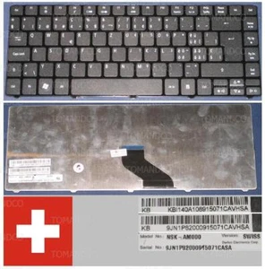 Acer Aspire 3935 Qwertz Keyboard NSK-AM000 9J.N1P82.000 KB.I140A.108 Black - Picture 1 of 1