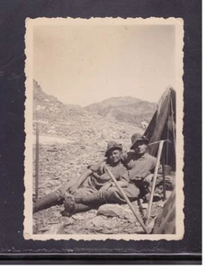 Fotografia Foto  Soldati Alpini Tenda al Colle Rossetto KK5237 - Picture 1 of 1