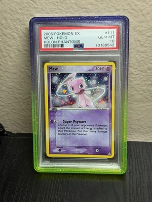 2006 POKEMON EX HOLON PHANTOMS #111 MEW-HOLO PSA 10 - Image 1 of 2