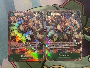 x1 Diamante Arte Alternativa OP04-028 Regni dell'Intrigo pezzo unico inglese TCG - Foto 1 di 2