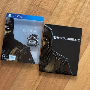 Mortal Kombat X Special Edition Steel Book Sony PlayStation 4 PS4 Game Collector - Bild 1 von 10