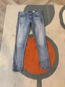 Pantalones de mezclilla AG Adriano Goldschmied talla 26R The Legging tobillo súper ajustados - Imagen 1 de 8