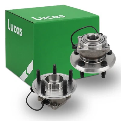 Par Lucas: 2 cojinetes de cubo de rueda trasera izquierda nuevos para Chevrolet Equinox 2010-2017 Foto 1 de 4