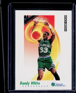Basketball 1991-92 SkyBox #65 Randy White Dallas Mavericks - Bild 1 von 2