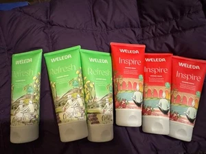 6x WELEDA Bio Duschgel Inspire , Refresh Organic Shower Gel - Bild 1 von 1
