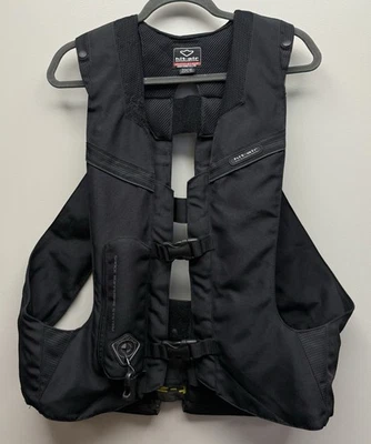 Mugen Hit Air Motorcyclist Equestrian Safety Vest Black Shock Buffering Sz. L Foto 1 de 4