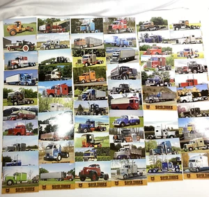 Juego de tarjetas coleccionables Super Trucks escala CAT serie 11 casi completo faltan #44 - Imagen 1 de 22