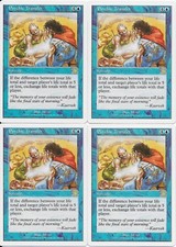 MTG: PSYCHIC TRANSFER 6th Edition RARE; played, Excellent condition x4