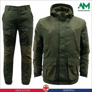 Game Scope Mens Waterproof Hooded Mesh Lined Hunting Shooting Jacket | Trousers - Picture 1 of 13