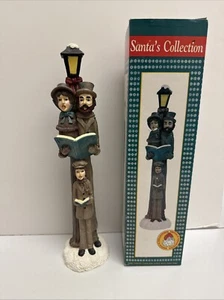 Statuina Sears Natale Dickens Famiglia Canti che cantano sotto lampione - Foto 1 di 5