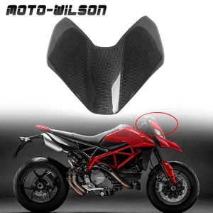 For Ducati Hypermotard 950 19-22 100% Carbon Fiber Front Fairing Cover Gloss - Picture 1 of 11