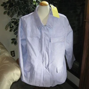Denim & Co. Size 1x Lavender Zip Front Reversible Faux Suede Bonded Jacket NWT - Picture 1 of 4