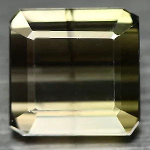 4.88 CT NATURAL! BROWN NIGERIA TOURMALINE EMERALD SHAPE - Picture 1 of 8