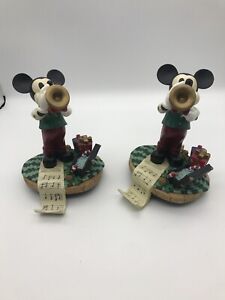 Lot Of 2 1997 Disney Mickey Mouse Season of Song Stocking Holders