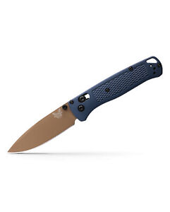 Benchmade 535FE-05 Bugout, 3.24" CPM-S30V Blade, Blue Grivory Handle W/ Clip