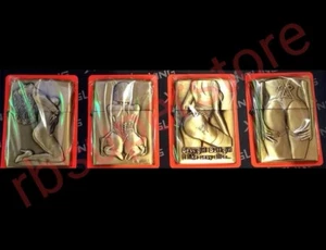 Accendino a benzina tipo Zippo | Design Sexy Donna | Ottone Vintage - Foto 1 di 5