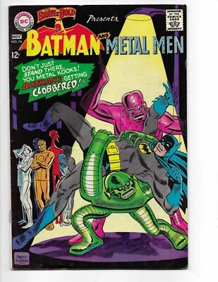 Brave And The Bold 74 1967 DC Comics F/VF 7.0 Batman Metal Men Doc Magnus - Image 1 of 2