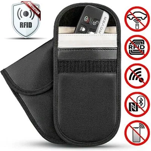 2x Llavero de Automóvil Bloqueador de Señal RFID Estuche Caja de Jaula Faraday Bolsa de Bloqueo sin Llave - Imagen 1 de 12