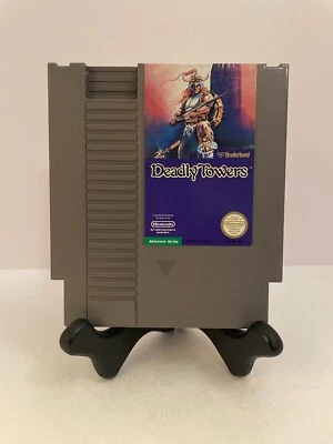 Deadly Towers (NES, 1987) Cleaned Tested Working - Image 1 of 4