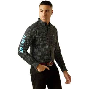 Ariat Herren Team Abel Fitted Button Down Hemd -58738 - Bild 1 von 5