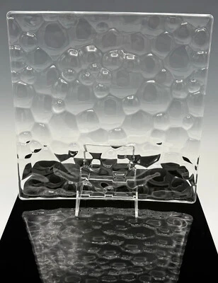 Nachtmann Square Plate 11" Sphere Pattern Platter Tray - Image 1 of 4