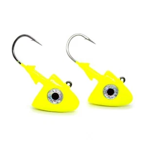 Cabezal de cebo de natación Got-Cha WCSH6-CH con gancho Mustad, 6 oz, Chartreuse (paquete de 2) - Imagen 1 de 1