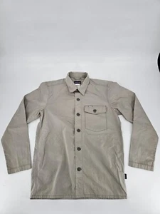 Patagonia Gray Organic Cotton 74% & 26% Nylon Button Up Shirt - Size M - Picture 1 of 11