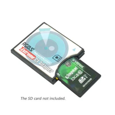 SD to CF Type II Card Adapter for Canon G5, D60, EOS 10D, 20D, 30D, 40D, 50D, 5D - Image 1 of 4
