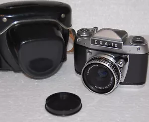 alte Kamera EXA Ia Dresden DDR Spiegelreflexkamera Objektiv Carl Zeiss Jena - Bild 1 von 10